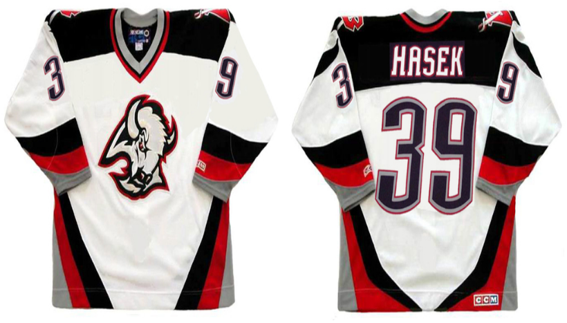 2019 Men Buffalo Sabres 39 Hasek white CCM NHL jerseys